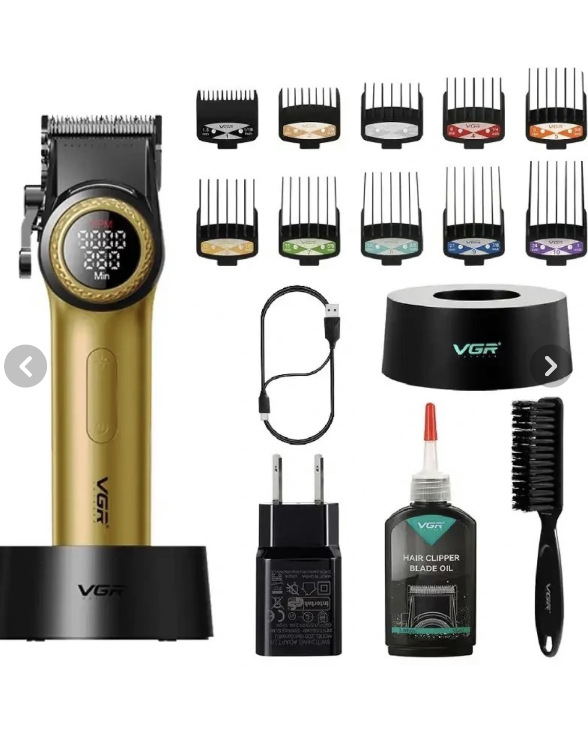 ماشین اصلاح حرفه‌ای وی جی آر مدل V 001 edition اصلی